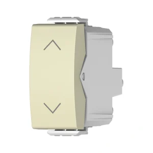 מפסק תריס 1-0-2, 1 מודול SWITCH  קרם