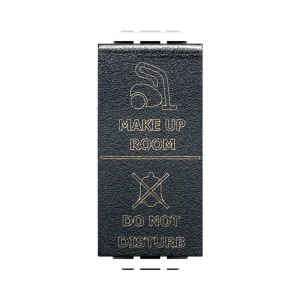 מפסק סימון DND/MUR SWITCH שחור