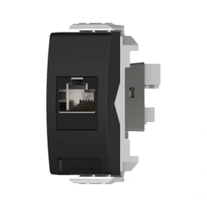 שקע מחשב RJ CAT 5E SWITCH שחור