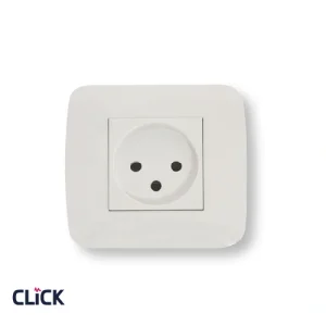 שקע ישראלי CLICK לבן