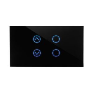 מתג SHUTTER שחור חכם תריס 4 מקום